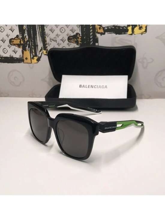 New Authentic Chic Black Sunglasses BB0025SA 004 main image 4